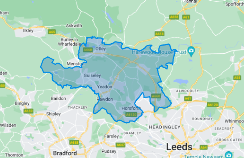 leeds north west map